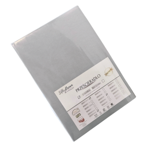 Prześcieradło Jersey - PREMIUM - 200x220 -grube 160 g/m² szary z gumką