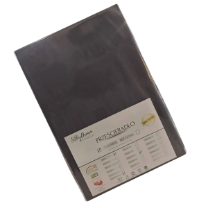 Prześcieradło Jersey - PREMIUM - 200x220 -grube 160 g/m² grafit z gumką