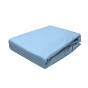 Prześcieradło Jersey - PREMIUM - 180x200 -grube 160 g NIEBIESKI z gumką