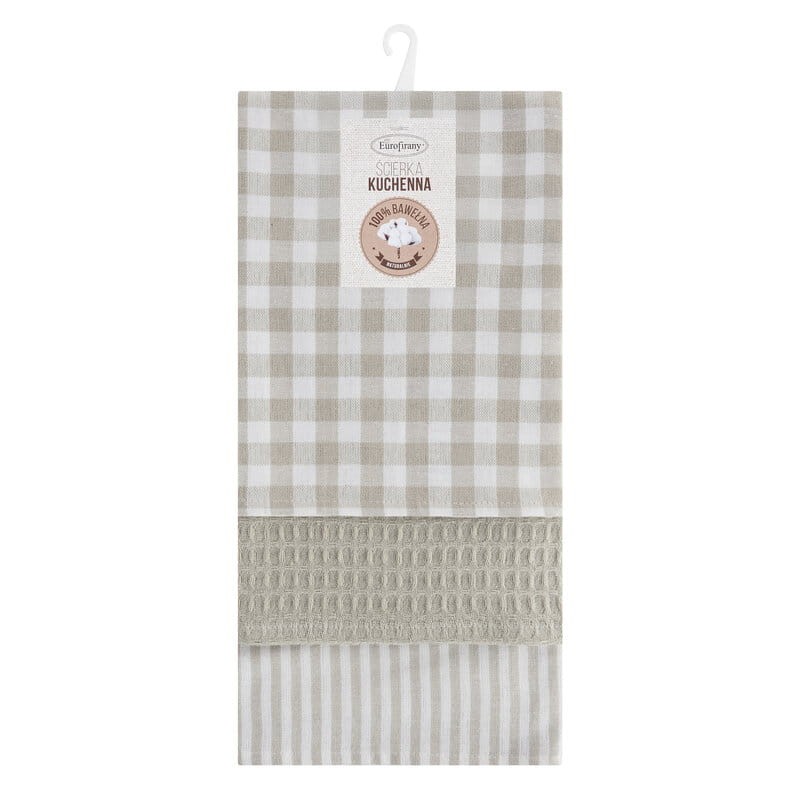Komplet 3 szt Ścierki kuchenne - 50x70 bawełna