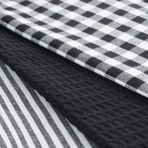 Komplet 3 szt Ścierki kuchenne - 50x70 bawełna