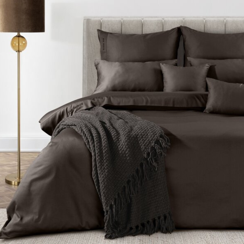 EVA MINGE - elegancki komplet pościeli PREMIUM - 160x200 cm 100% bawełna makosatyna