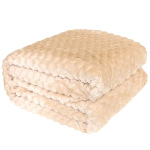 Puszysty Koc super soft - 160x200 cm beż