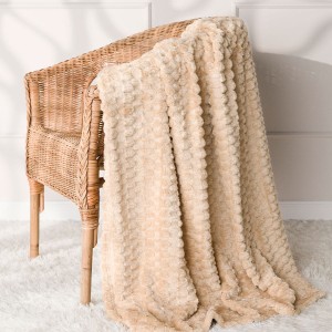 Puszysty Koc super soft - 160x200 cm beż