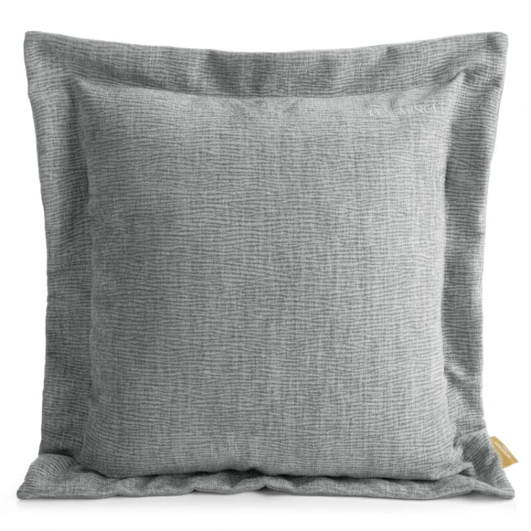 Poszewka dekoracyjna EVA MINGE z logo - 55x55 cm srebrny