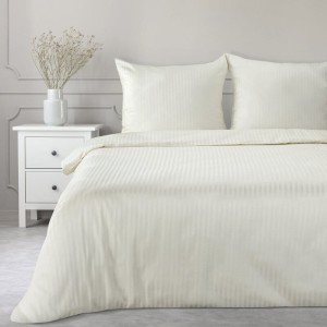 KOMPLET POŚCIELI - adamaszek satynowy - 160x200 NA ZAMEK