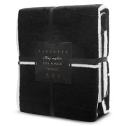EVA MINGE - designerski KOC PREMIUM - 220x240 biało czarny
