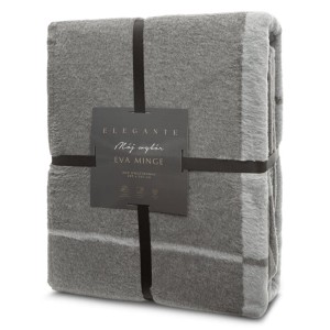 EVA MINGE - designerski KOC PREMIUM - 220x240 srebrno stalowy