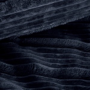 Puszysty Koc 3D super soft - NINA - 150x200 cm granatowy