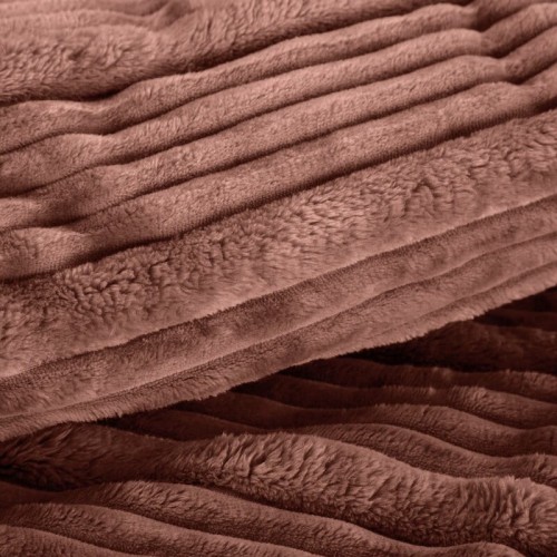 Puszysty Koc 3D super soft - NINA - 150x200 cm mocha