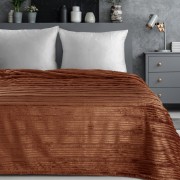 Puszysty Koc 3D super soft - NINA - 150x200 cm cegła