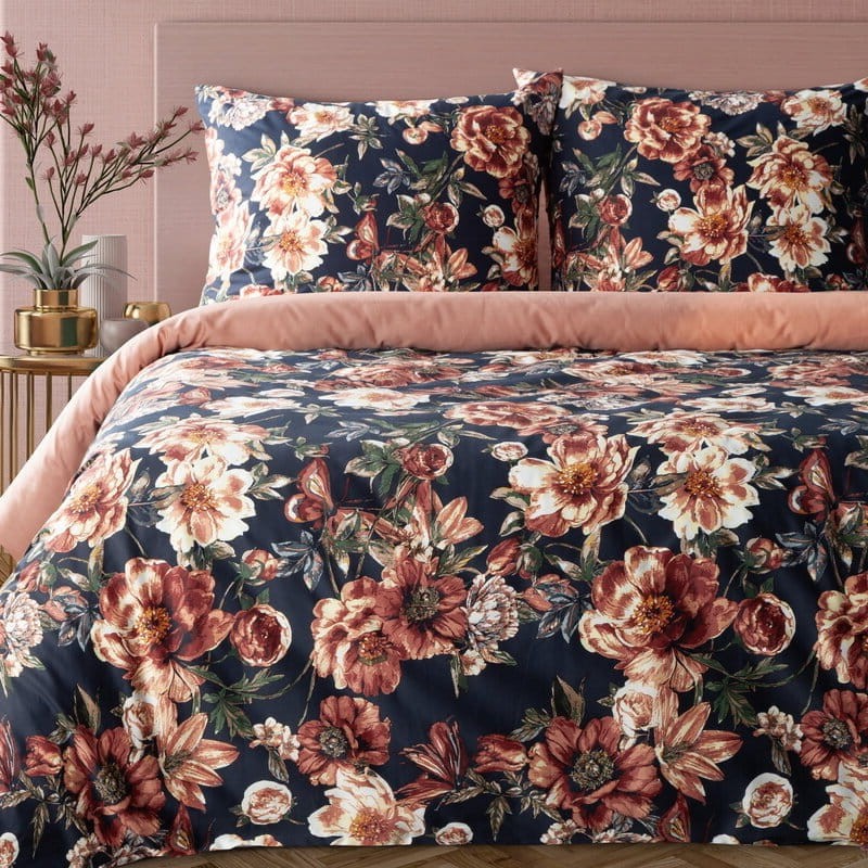 Pościel dwustronna- SPRING - komplet 220x200 bawełna satynowa na zamek