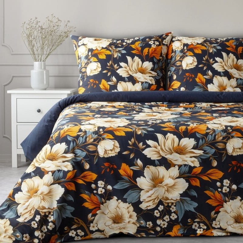 Pościel dwustronna komplet 160x200 bawełna 100% na zamek