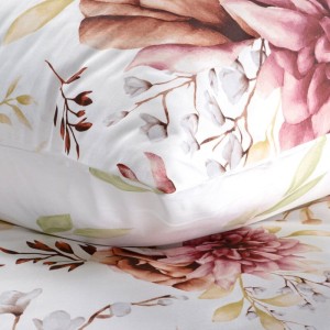 pościel dwustronna - LEA - komplet 160x200 - na zamek bez prasowania