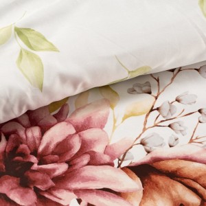 pościel dwustronna - LEA - komplet 160x200 - na zamek bez prasowania