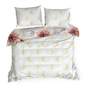 pościel dwustronna - LEA - komplet 160x200 - na zamek bez prasowania