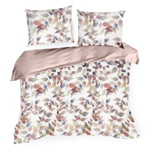 pościel dwustronna - LINDA - komplet 160x200 - na zamek bez prasowania