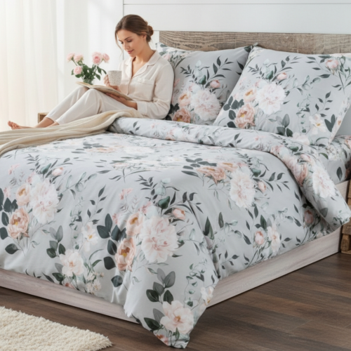 Pościel dwustronna komplet 220x200 bawełna 100% na zamek