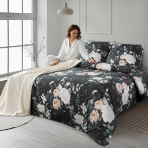 Pościel dwustronna komplet 160x200 bawełna 100% na zamek