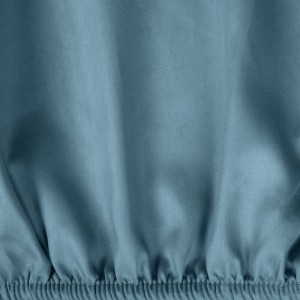 Prześcieradło EUROFIRANY - niebieski - 140x200 z 100% bawełny satynowej z gumką