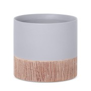 Ceramiczna doniczka z otworem odpływowym ∅ 13 cm – nowoczesna osłonka w naturalnym stylu