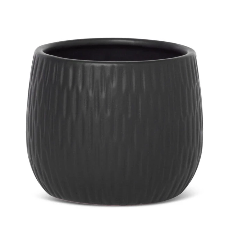 Ceramiczna doniczka z otworem odpływowym ∅ 14 cm – nowoczesna osłonka