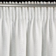Zasłona gotowa 140 × 270 cm marmurek – elegancka zasłona dekoracyjna z taśmą kremowo złota