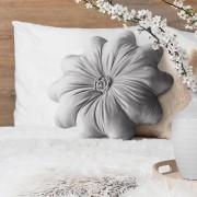 Poduszka dekoracyjna Kwiat ∅ 40 cm welwet