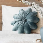 Poduszka dekoracyjna Kwiat ∅ 40 cm welwet