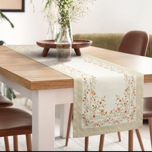 Bieżnik wiosenny wzór Kwiaty - 40x140 cm