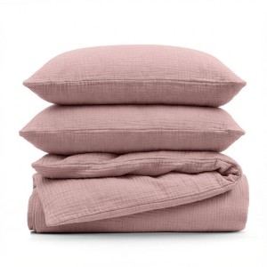 Pościel muślinowa 160x200cm bez prasowania 100% bawełna – naturalnie miękka, oddychająca