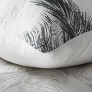 Pościel bawełniana z motywem liści bananowca 220x200 elegancka pościel