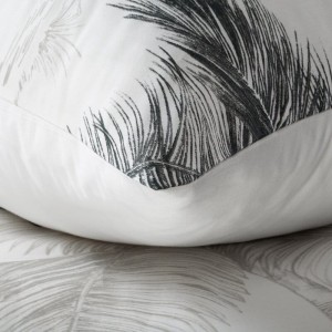 Pościel bawełniana z motywem liści bananowca 220x200 elegancka pościel