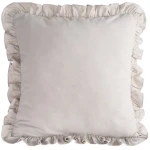 Poszewka bawełniana z falbanką 45 × 45 cm do pościeli 