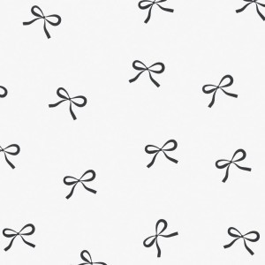 Pościel dwustronna - kokardki - 140x200 bawełna satynowa na zamek