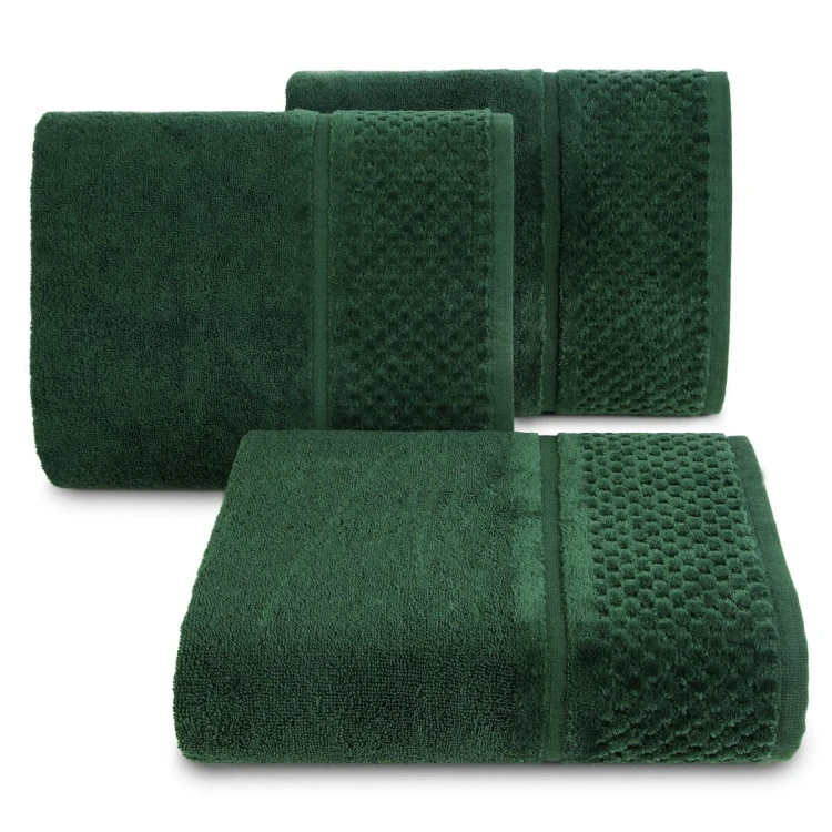 Ręcznik klasyczny bawełniany 70x140 zielony 550 gr/m2