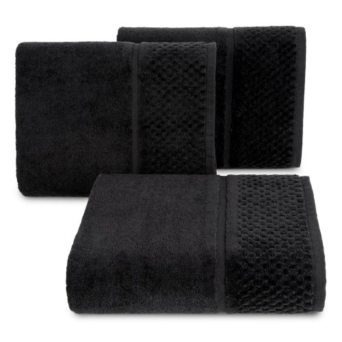 Ręcznik klasyczny bawełniany 70x140 czarny 550 gr/m2