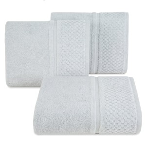 Ręcznik klasyczny bawełniany 70x140 srebrny 550 gr/m2