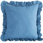 Poszewka bawełniana z falbanką 45 × 45 cm do pościeli  