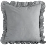 Poszewka bawełniana z falbanką 45 × 45 cm do pościeli 