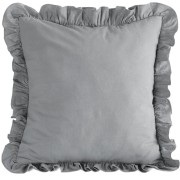Poszewka bawełniana z falbanką 45 × 45 cm do pościeli
