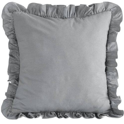 Poszewka bawełniana z falbanką 45 × 45 cm do pościeli