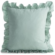 Poszewka bawełniana z falbanką 45 × 45 cm do pościeli