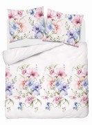 Flanelowa pościel - Kwiaty - 220x200 - 100% BAWEŁNA