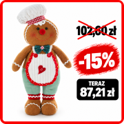 Pluszowy piernikarz z promocją -30%