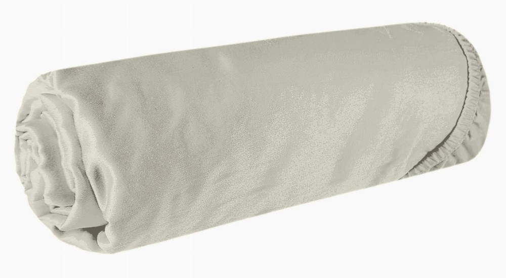 Prześcieradło EUROFIRANY - KREM 140x200 z 100% bawełny satynowej z gumką