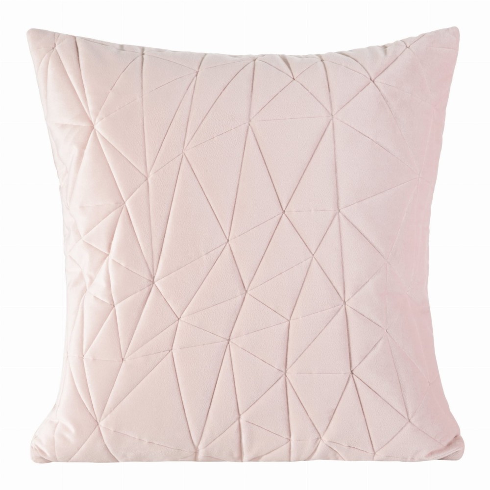 Poszewka Dekoracyjna LOSI velvet - 45x45 EUROFIRANY jasny róż