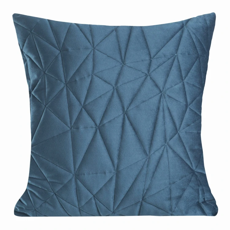Poszewka Dekoracyjna LOSI velvet - 45x45 EUROFIRANY granatowa
