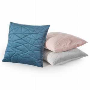 Poszewka Dekoracyjna LOSI velvet - 45x45 EUROFIRANY granatowa