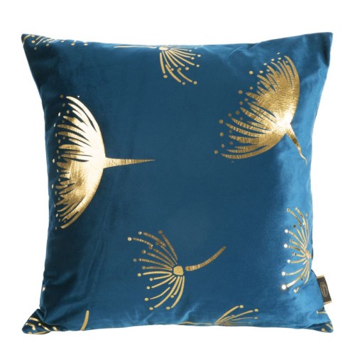 POSZEWKA DEKOR AVEL VELVET 45X45 EUROFIRANY granatowa